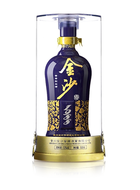 金沙回沙酒 蓝钻1988 53度500ml单瓶 酱酒贵州酱香型白酒