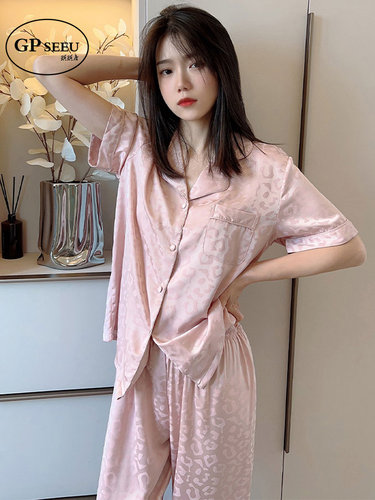 GPSeeu真丝睡衣女春秋款