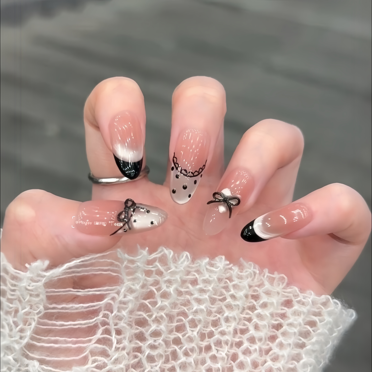 曼辞纯手工穿戴甲赫本蕾丝波点猫眼美甲高级感显白假指甲贴光疗甲,彩妆/香水/美妆工具,穿戴甲/甲片,淘宝优惠券,粉丝福利购,淘宝优惠卷