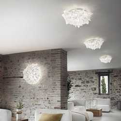 意大利设计师卧室灯现代创意温馨浪漫北欧花朵客厅餐厅网红吸顶灯