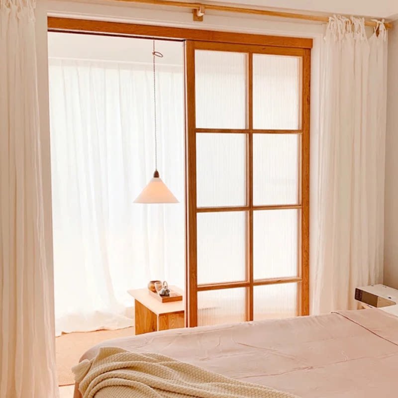 实木折叠门隔断门推拉门厨房门卧室门室内玻璃门阳台推拉门吊轨门