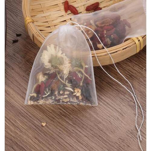 食品级抽线尼龙茶包袋一次性泡茶过滤袋花茶煮茶茶叶包装袋小泡袋