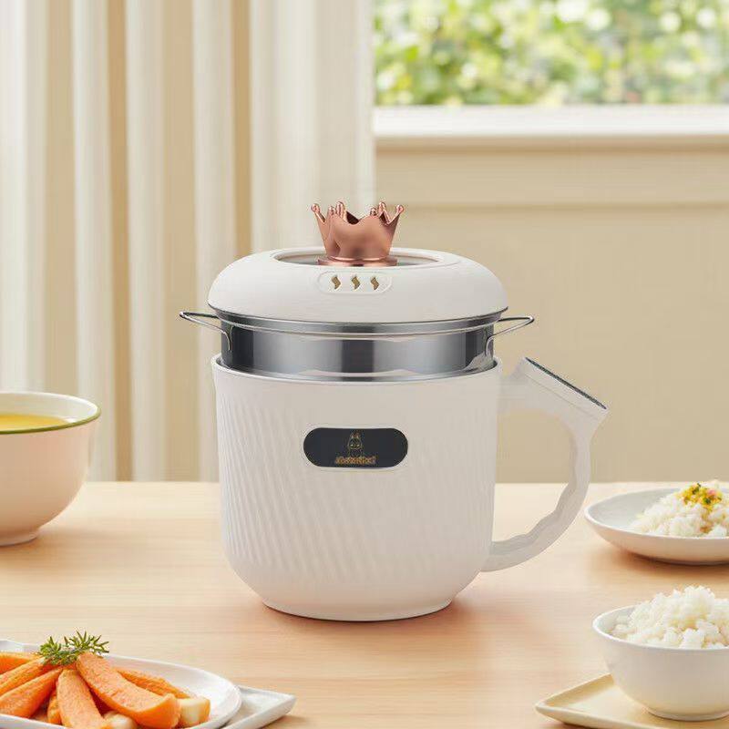 德国精工电煮锅家用宿舍学生锅一人食小型电火锅多功能泡面蒸煮一