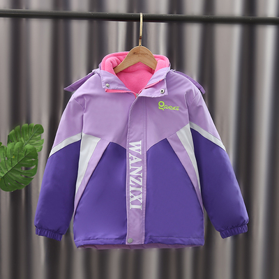 女童加绒外套乖迪克加棉加厚