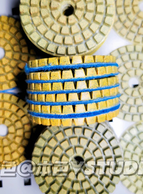 宇成地坪材料金刚砂磨片水泥混凝土干湿两用打磨片加厚树脂磨片