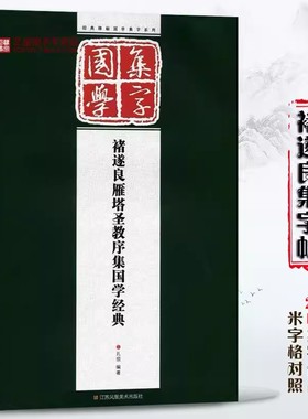褚遂良雁塔圣教序 集国学经典 经典碑帖集字 初学褚体楷书毛笔书法临摹成语佳句练字帖 江苏凤凰美术出版社