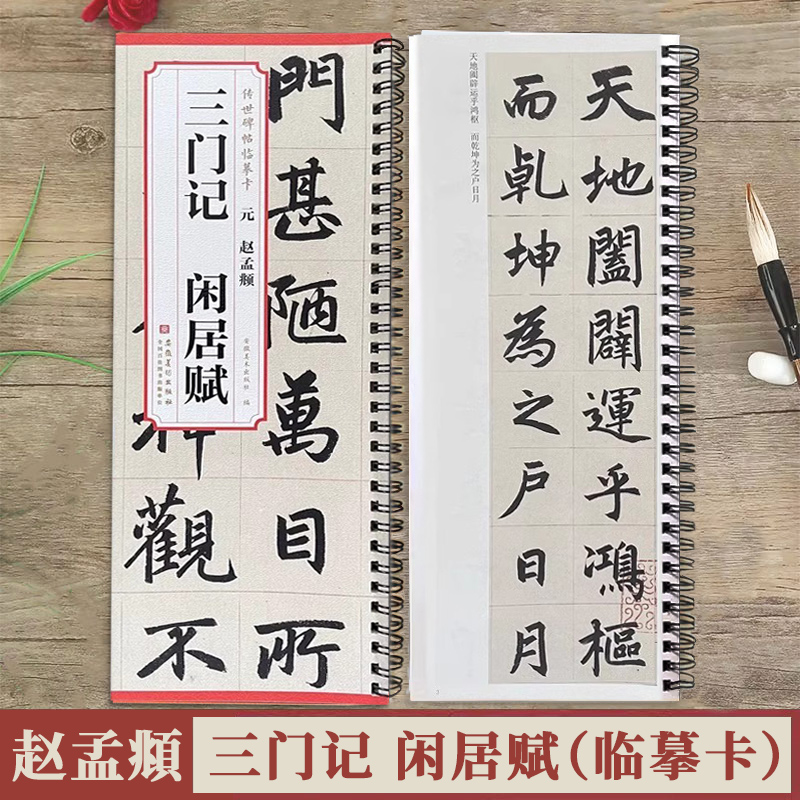 赵孟頫三门记闲居赋临摹卡