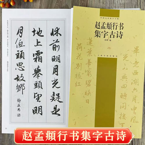 赵孟頫行书集字古诗毛笔字帖
