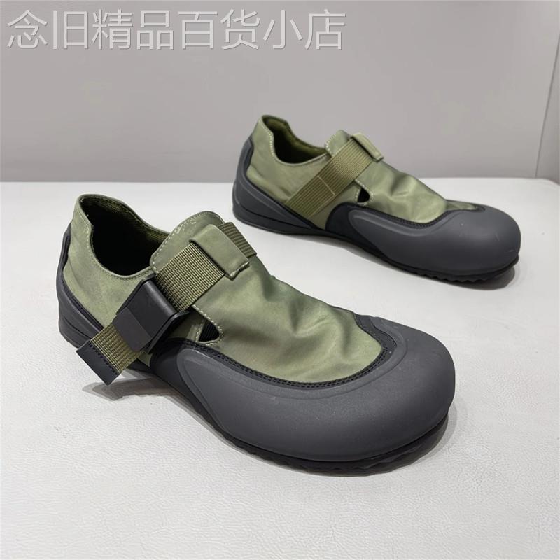 潮牌透气厚底帆布复古休闲运动鞋男2026夏季新款一脚蹬老北京布鞋
