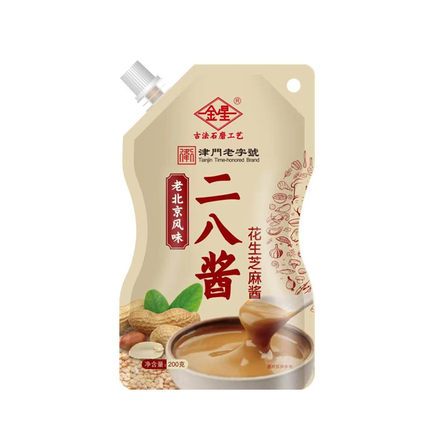 金星二八酱200g袋装 热干面专用调料凉皮拌菜火锅蘸料