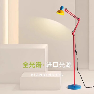 孟菲斯落地灯创意简约长臂护眼儿童房书房台灯客厅立式装饰氛围灯