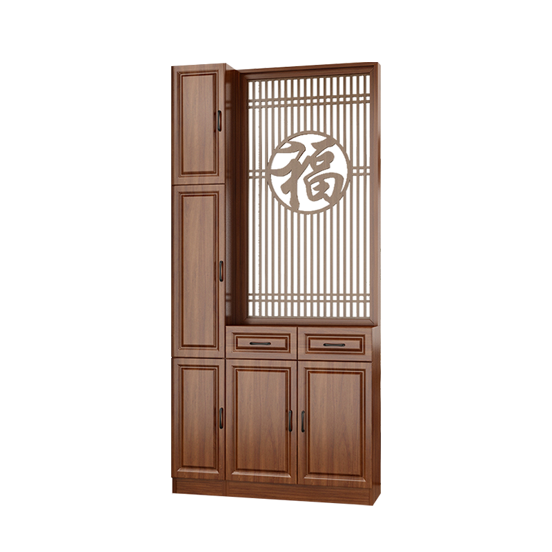 屏风隔断客厅2024新款现代简约正对入户门玄关柜新中式置物架鞋柜