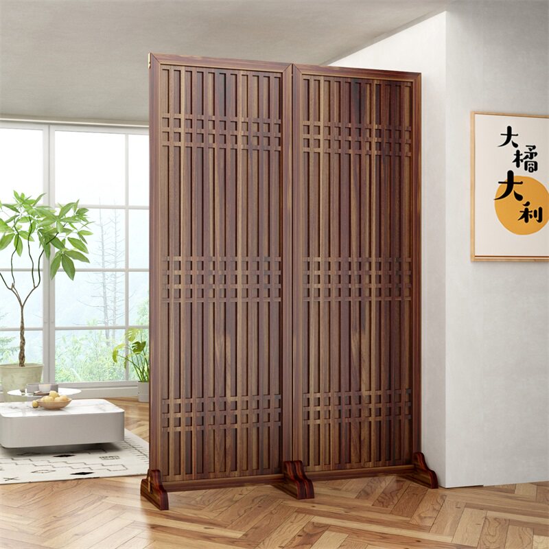 屏风隔断客厅进门遮挡隔断墙简易自装轻奢现代办公室酒店家用屏风
