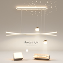 最光简约现代led吊灯创意星空餐厅灯轻奢客厅卧室灯吧台餐桌灯具