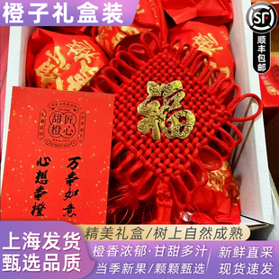 匠心极心想事橙橙子脐橙原箱礼盒10斤新鲜水果甜橙甜嫩多汁发顺丰