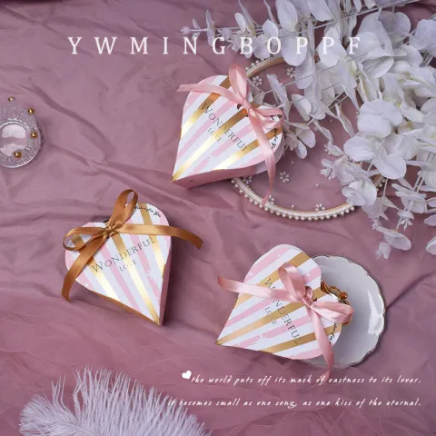 礼品森系喜糖盒伴手中式包装欧式纸盒爱心型结婚庆创意新款ins风