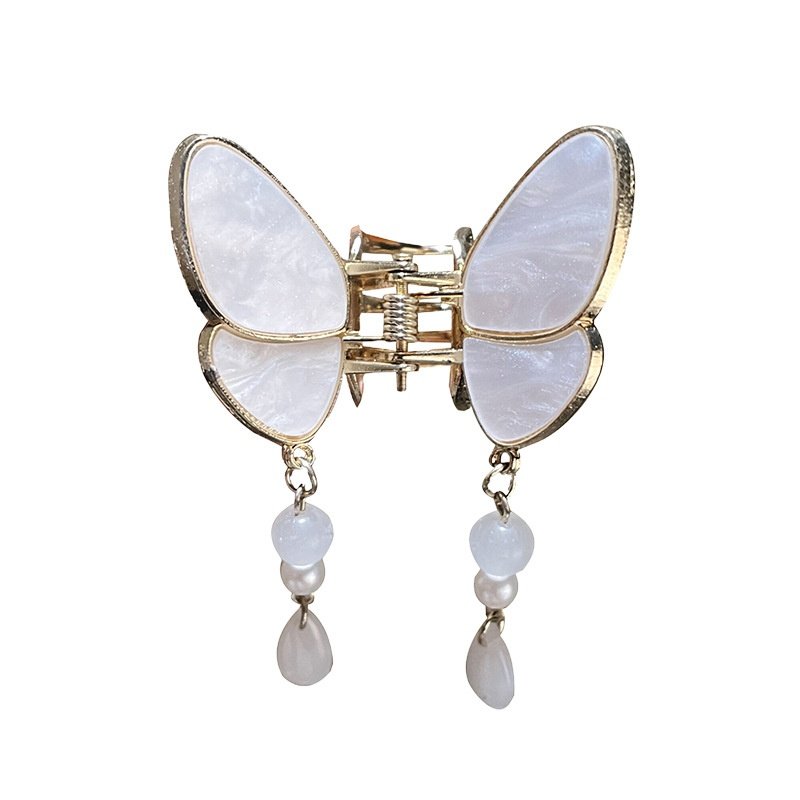 优雅气质流苏蝴蝶抓夹韩式甜美后脑勺丸子夹小众时尚女式束发头饰,饰品/流行首饰/时尚饰品新,民族风发饰,淘宝优惠券,粉丝福利购,淘宝优惠卷