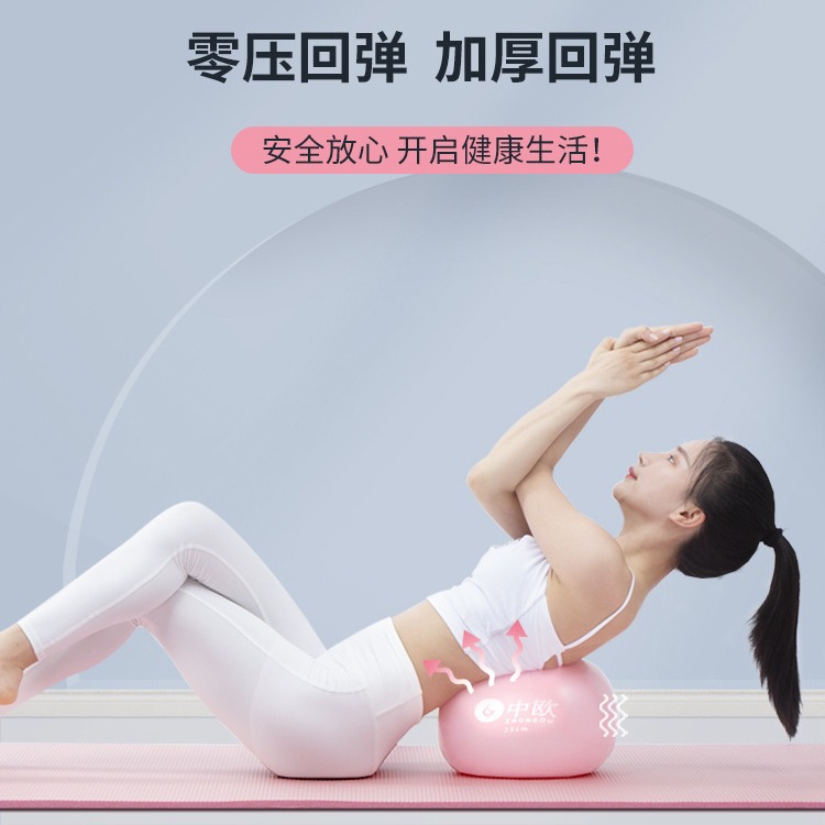 普拉提小球25cm迷你瑜伽球儿童训练加厚防爆健身平衡瑜伽球翘臀女