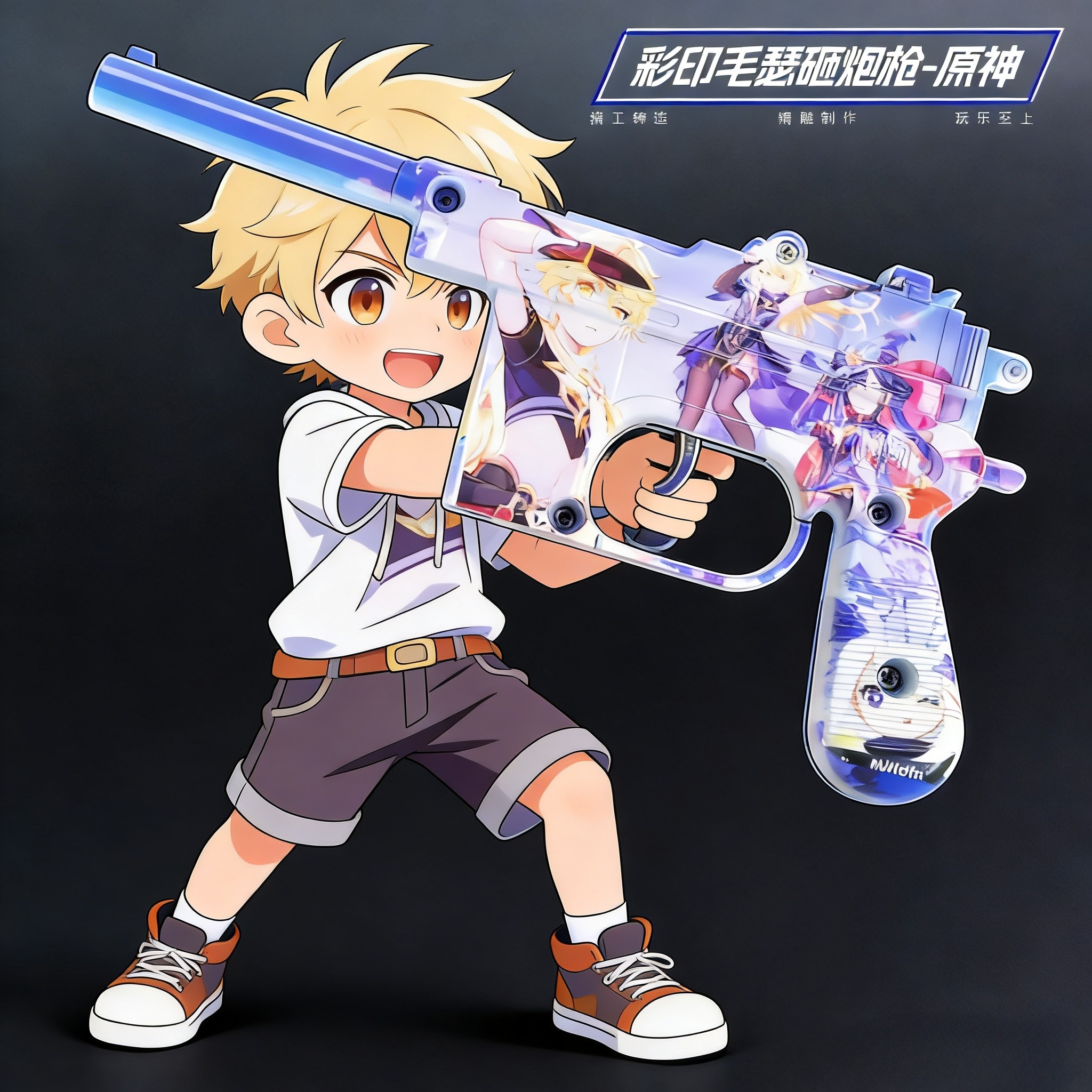 蜘蛛侠主题合金砸炮枪 儿童专属玩具 彩印精致 不可发射更放心