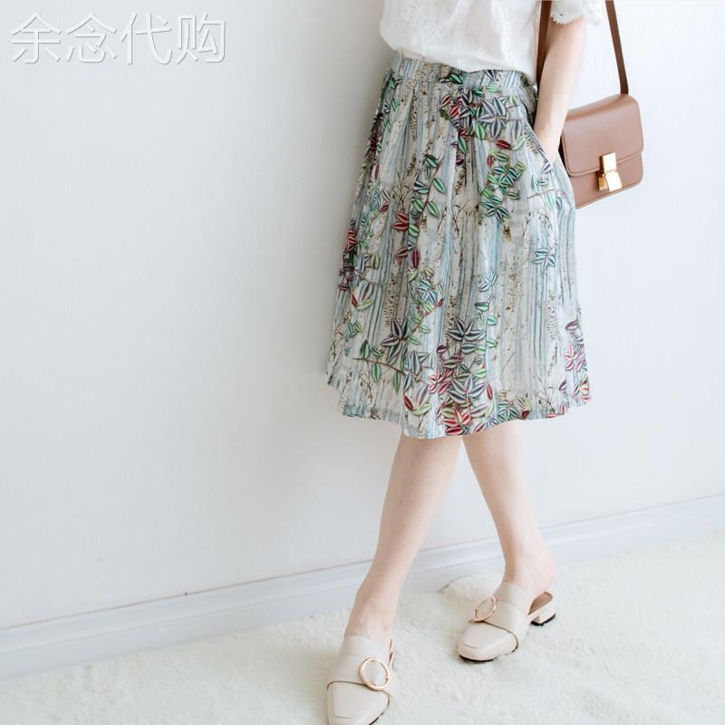 夏季新款女装法式精致中长版高级设计感碎花半身裙百搭轻熟风洋派