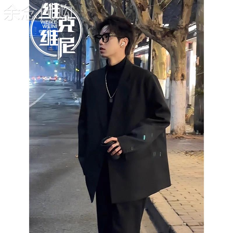 西装外套男士2026年春秋新款韩版潮流休闲帅气高级感宽松西服夹克