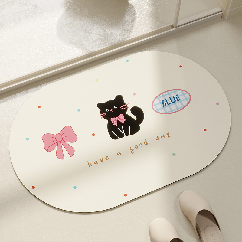 硅藻泥吸水防滑入户地垫