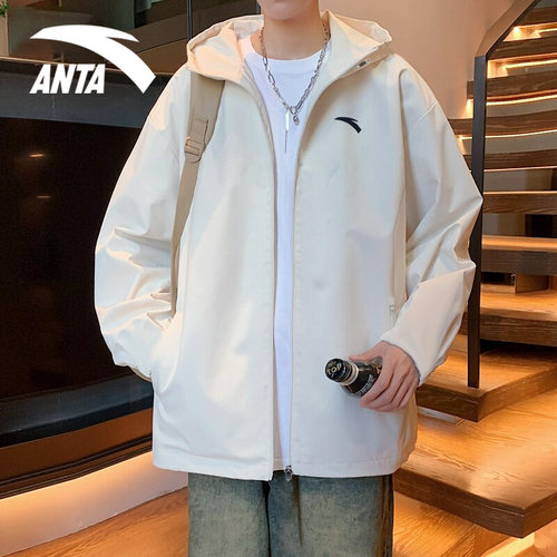 安踏男款外套青少年防泼水风衣