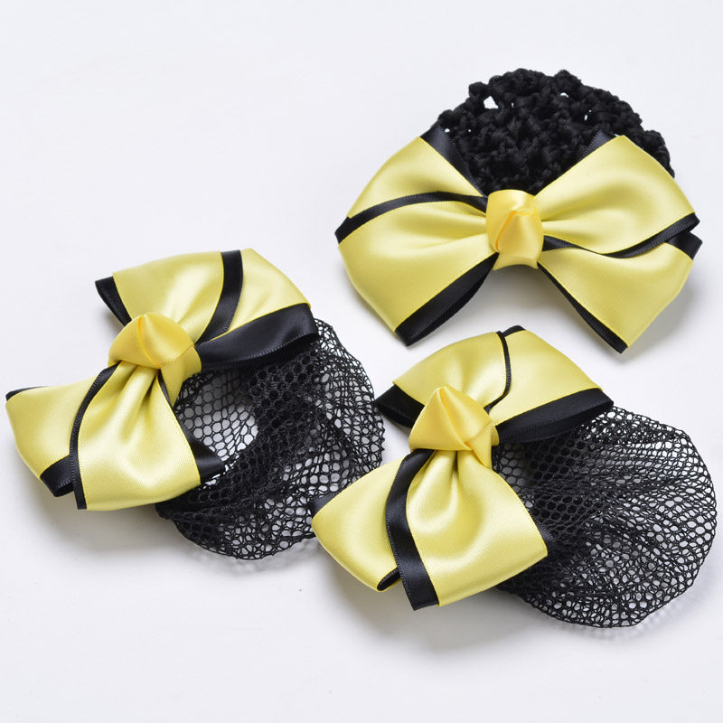 初炫万科物业公司职业标记标志头花黄色领花领带套装工作工装配饰