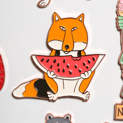 BUTTGooDS网红藏狐金属冰箱贴