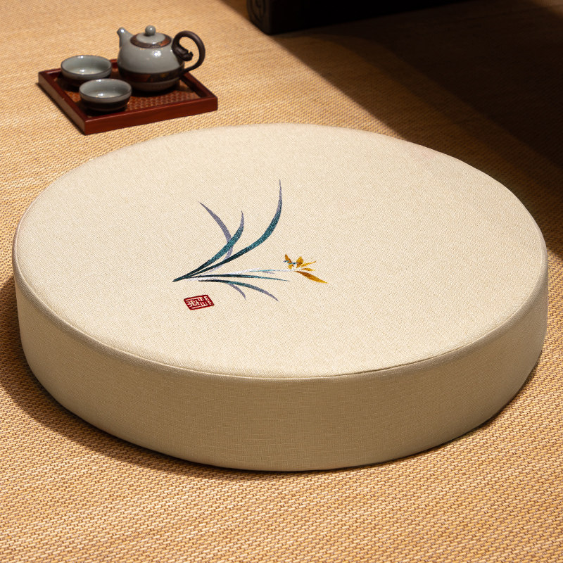 蒲团坐垫榻榻米地上打坐禅修垫子日式家用坐墩圆形跪拜垫加厚定制,居家布艺,蒲团,淘宝优惠券,粉丝福利购,淘宝优惠卷