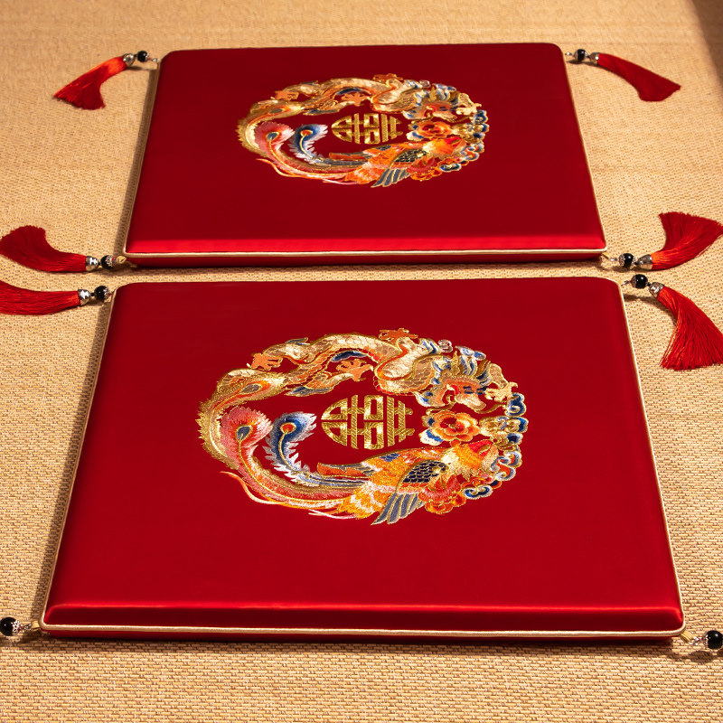 结婚跪垫一对新郎新娘磕头敬茶改口跪拜垫红色喜字垫子婚庆坐福垫,居家布艺,蒲团,淘宝优惠券,粉丝福利购,淘宝优惠卷