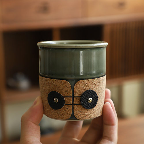 德化陶瓷青瓷茶杯个人杯