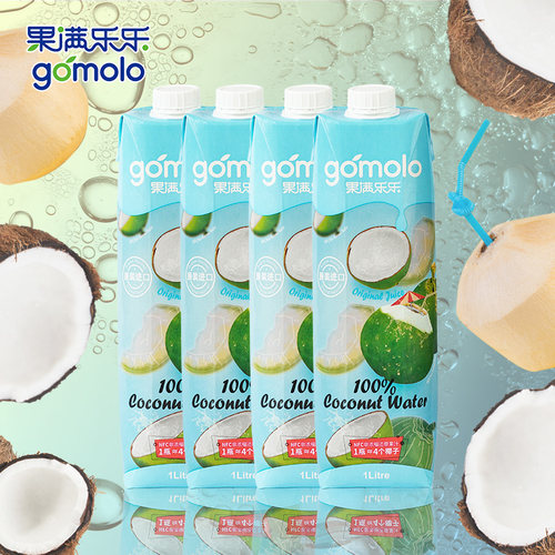 果满乐乐纯椰子水泰国原装进口