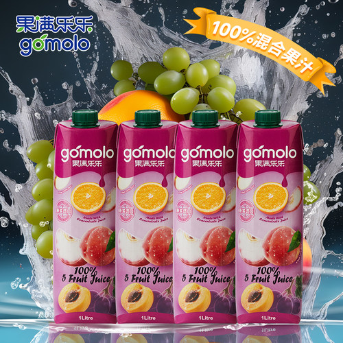 果满乐乐5种水果混合果汁