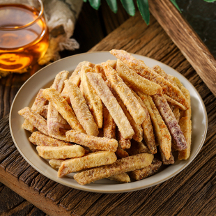 老狮夫蟹黄芋头条零食荔浦芋头非油炸香酥脆果蔬干网红食品