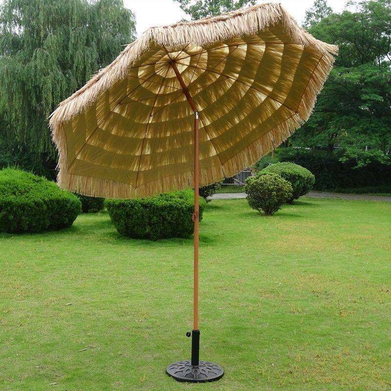防稻草伞茅草户外太阳伞