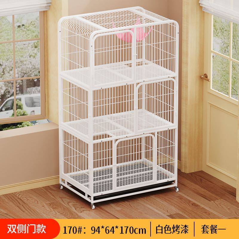 猫别墅大型特大号猫笼三