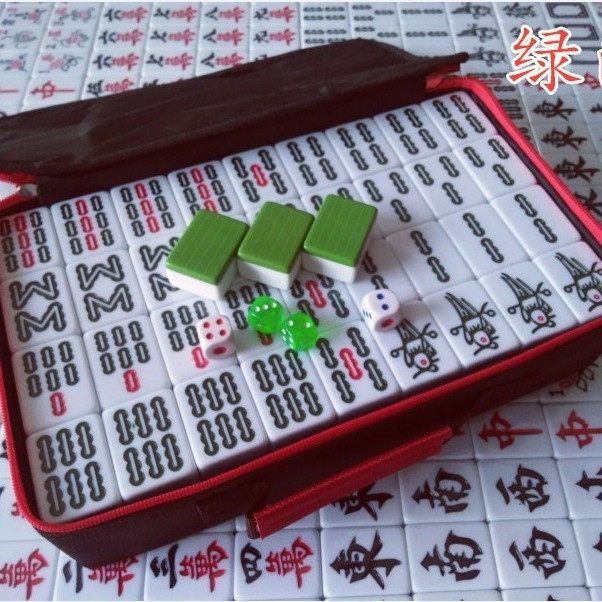 一级家用手搓麻将牌中大