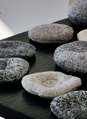 场ipower北欧轻奢新中式圆形夹棉杯垫侘寂风茶具餐桌防滑隔热垫