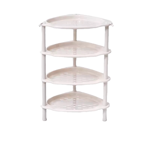 浴室塑料防水洗脸盆架卫生间三角置物架落地式阳台放桶转角收纳架