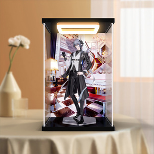 适用明日方舟 特蕾西娅逻各斯 音律之旅 手办防尘罩回型灯展示柜