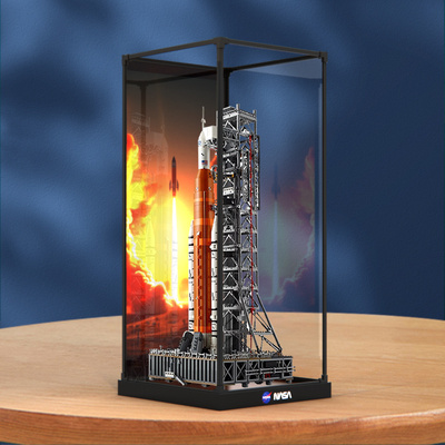 适用乐高 ICONS系列 10341阿尔忒弥斯太空发射系统模型防尘展示柜