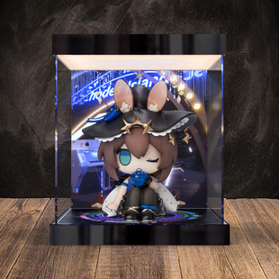 适用明日方舟 MINI系列Q版手办 阿米娅 寰宇独奏亚克力收纳展示柜