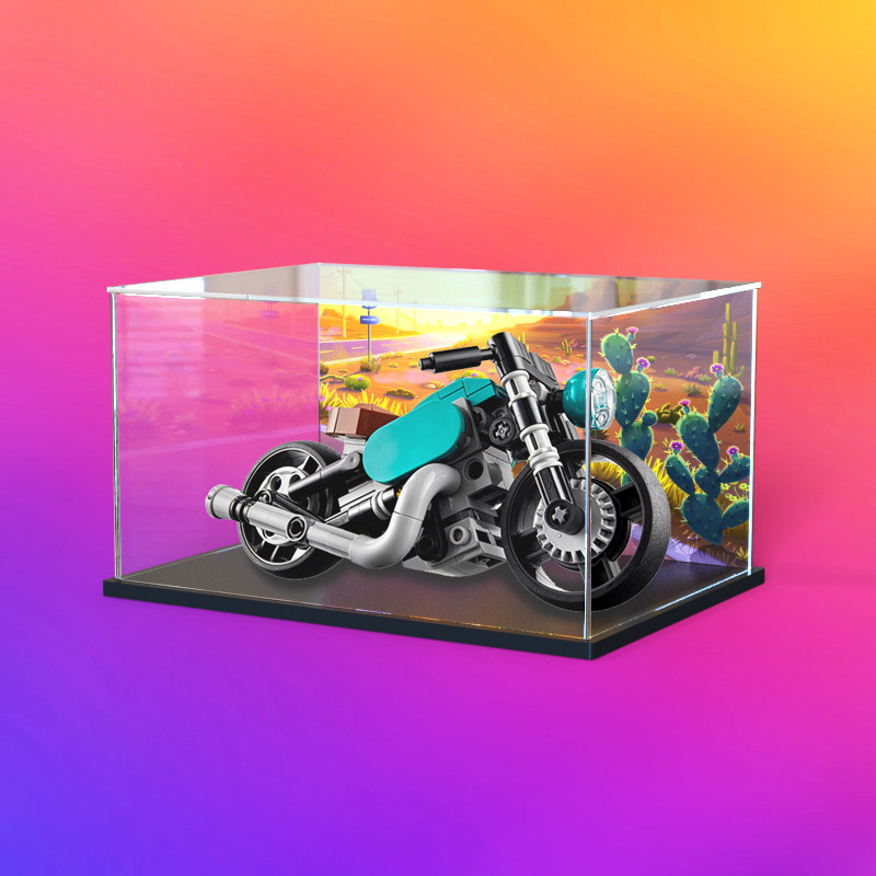 乐高31135复古摩托车展示柜