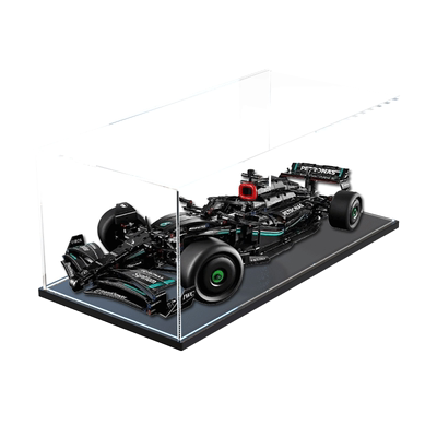 亚克力展示柜适用42171梅赛德斯奔驰F1方程式赛车模型透明防尘架