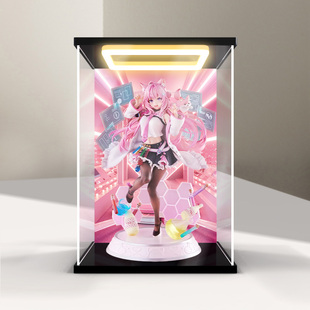 佳寻适用于Hololive 博衣小夜璃 手办桌面摆件 亚克力展示柜