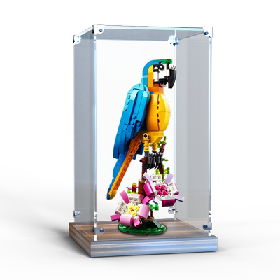 适用收纳架乐高31136木质