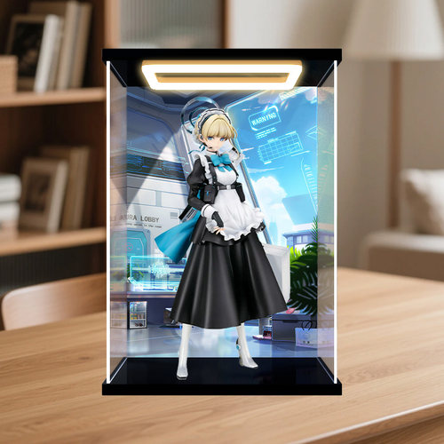 青鸦适用Alter 蔚蓝档案 飞鸟马时 手办模型回型灯亚克力展示盒