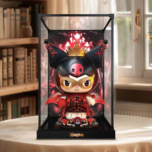 佳寻适用TOPTOY三丽鸥酷洛米古堡暗夜大体积木模型合金框展示盒