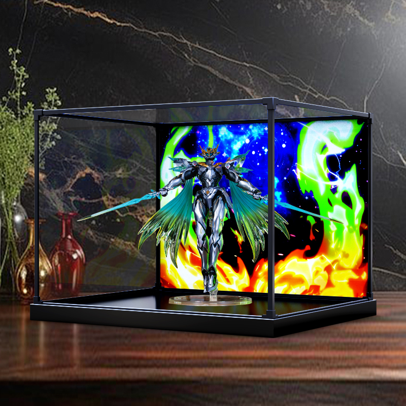 适用S.H.Figuarts 萨姆 手办模型潮玩亚克力防尘罩合金框架展示柜